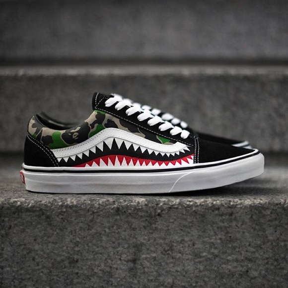 bape vans size 12